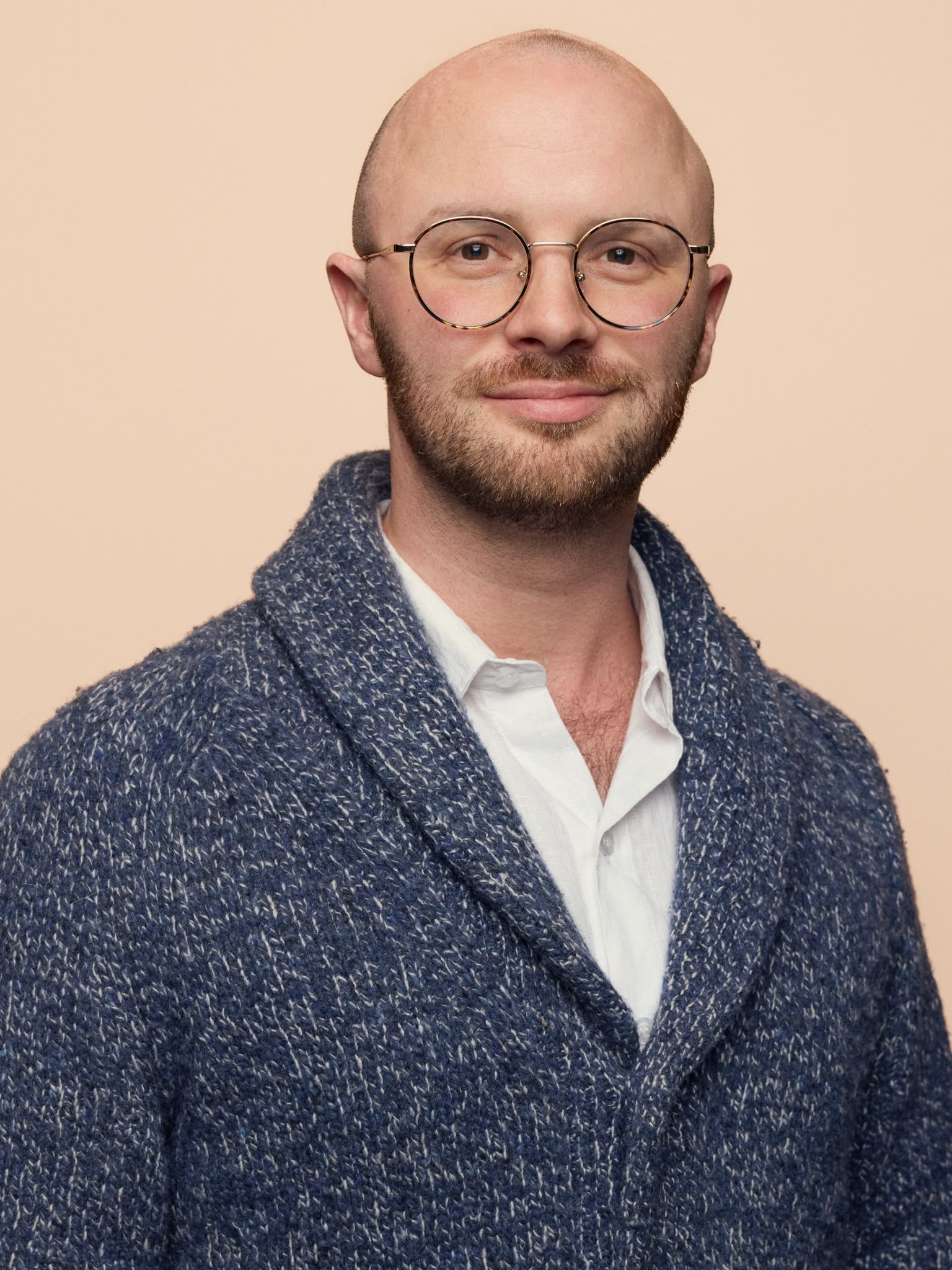 Dr Kieran McLeod wearing a stethoscope